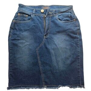 Deja Bleu Jean Skirt Blue  Size 6